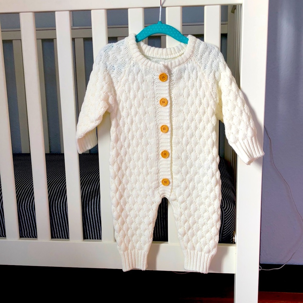 One piece knit jumper
